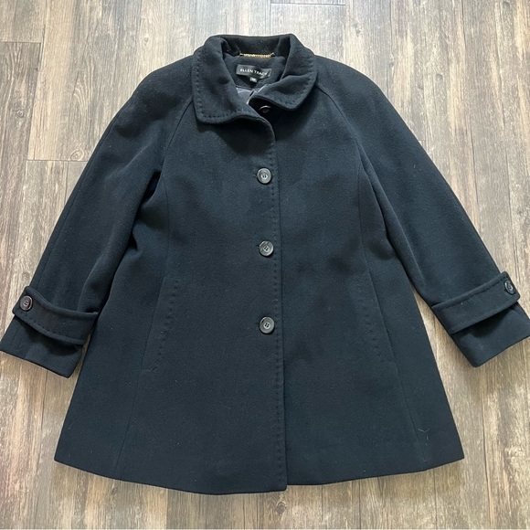 Ellen Tracy Women’s Black Wool Jacket 3 Button Up
Collared Long Sleeve Size M - Picture 8 of 15